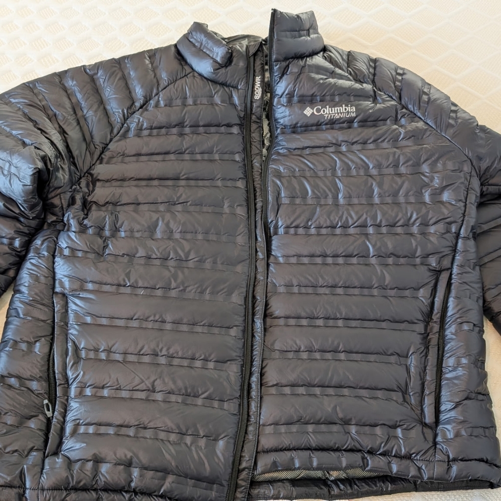 Columbia Black Titanium Puffer Jacket